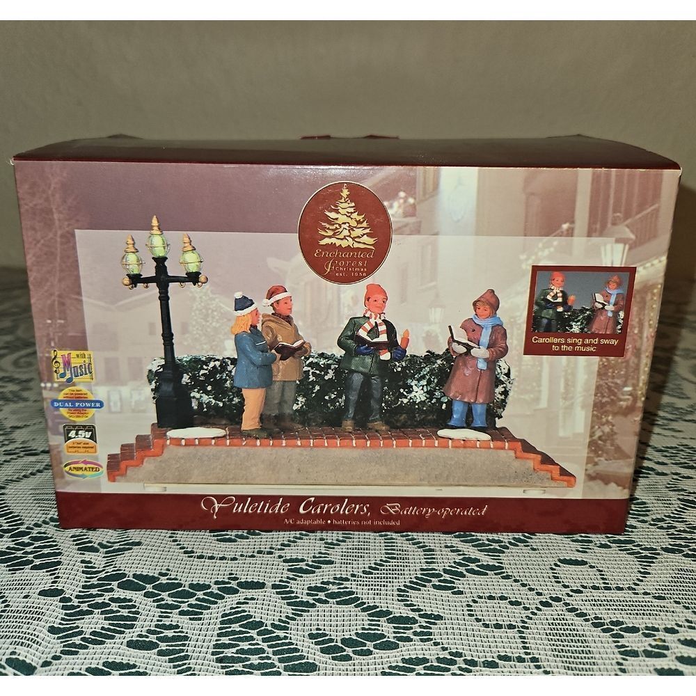 Lemax Yuletide Carolers Figurine Set Holiday Decor